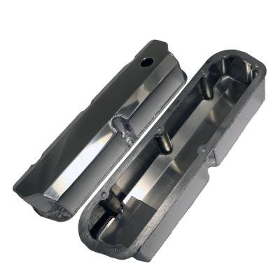 Assault Racing Products - SBF Ford Polished Fabricated Aluminum Valve Covers - Short Bolt 289 302 351W - Image 3