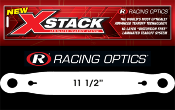 Racing Optics XStack 10201C 11-1/2" Button Ctr Simpson HJC Tear Offs-1 Sleeve