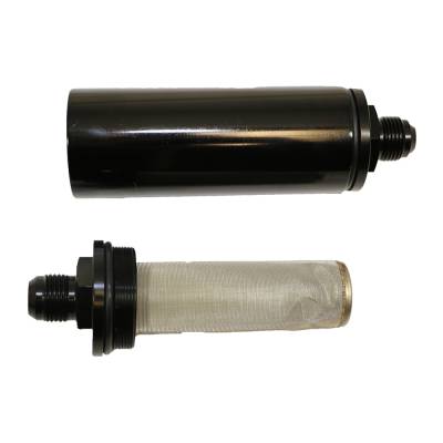 Assault Racing Products - ARC 4710BK Black Billet Aluminum In Line Race Fuel Filter 6" x 2" 10AN IMCA - Image 2