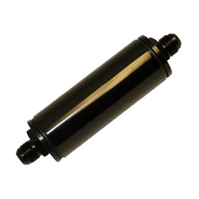 Assault Racing Products - ARC 4710BK Black Billet Aluminum In Line Race Fuel Filter 6" x 2" 10AN IMCA - Image 3