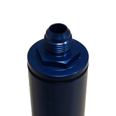 Assault Racing In-line Fuel Filter with Paper Element 10AN Fittings 10" Long Gas