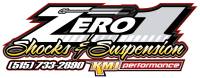 Zero 1 Shocks  - Zero 1 Custom Valved Genesis 9" Left Rear Dry Slick for IMCA Sport Mod