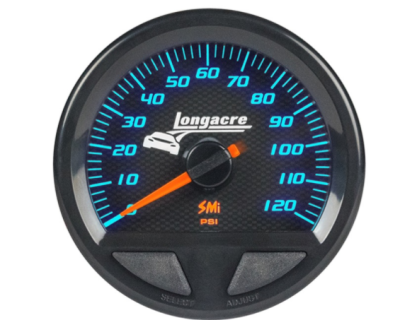 Longacre - SMi™ Elite Waterproof Gauges, Oil Pressure 0-120 psi, Sensor Included LON 46741 - Image 2