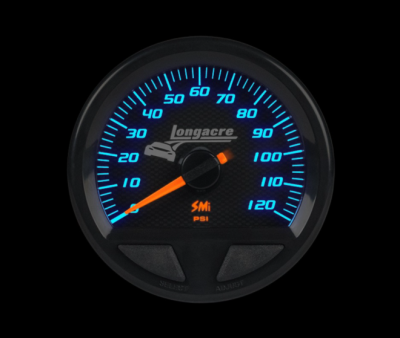 Longacre - SMi™ Elite Waterproof Gauges, Oil Pressure 0-120 psi, Sensor Included LON 46741 - Image 3