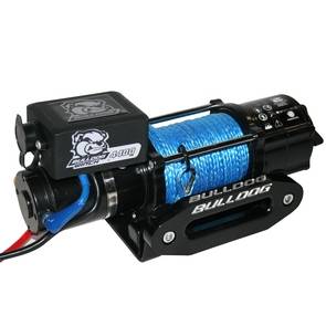 BullDog Winch - Bulldog Winch 15020 4400lb Trailer / Utility Winch / Synthetic Rope - Image 1