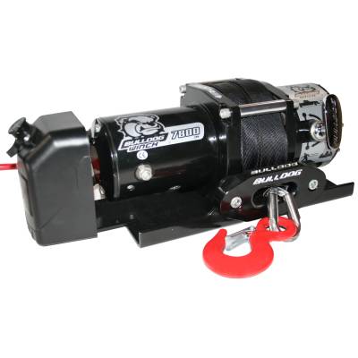 Bulldog Winch 10032 7800lb Trailer Winch With 50' Synthetic Rope