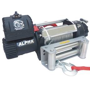 Bulldog Winch 10047 15K Alpha Winch with Wire Rope Kit