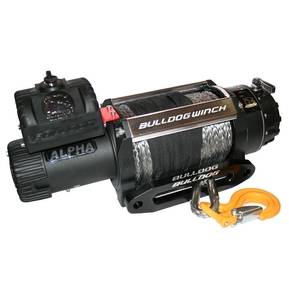 Towing and Winches - Winches - BullDog Winch - Bulldog Winch 10048 15K Alpha Winch with 80' Premium Synthetic Rope