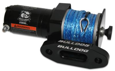 Bulldog Winch 15010 2000lb ATV Winch with Synthetic Rope