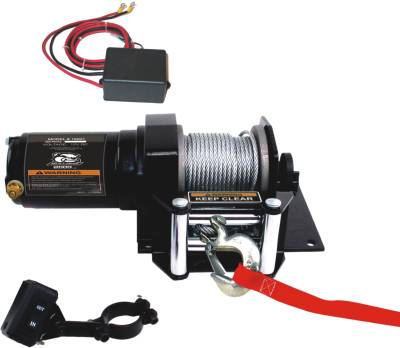 Bulldog Winch 15001 2000lb ATV Winch with Wired Rope