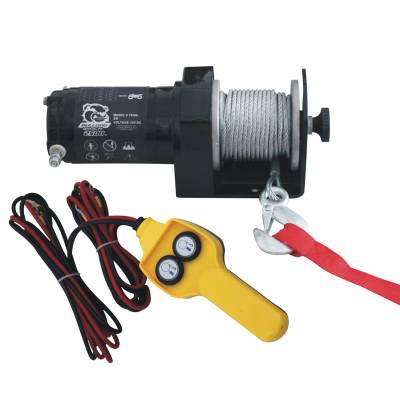 Bulldog Winch 15008 2000lb Utility Winch, 50ft wire rope