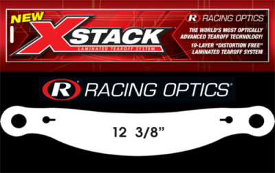 Racing Optics XStack 10205C 12-3/8" Button Center-Bell Tear Offs