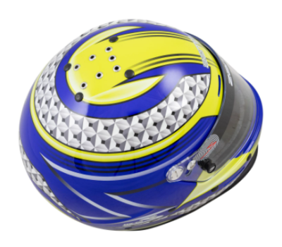 Zamp - Zamp RZ-62 Helmet Blue / Green Graphic Snell SA2020 - Image 6