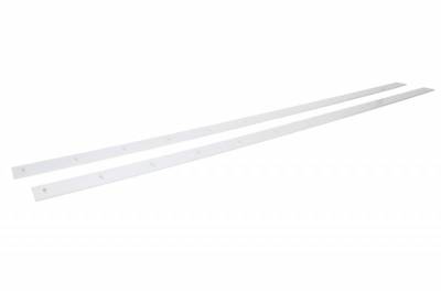 Five Star Late Model Body Nose Wear Strips - WHITE (Pair)
