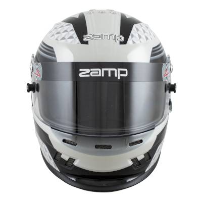 Helmets - Zamp Helmets - Zamp - ZAMP RZ-37Y Black / Gray SFI 24.1 Youth Helmet