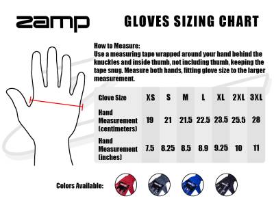 Zamp - Zamp Racing ZR-50 Race Gloves - RED - Image 3
