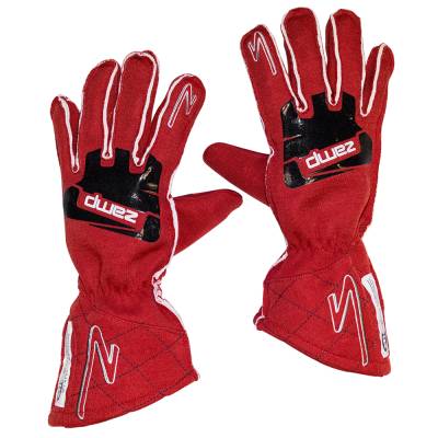 Driving Gloves - Double Layer - Zamp - Zamp Racing ZR-50 Race Gloves - RED