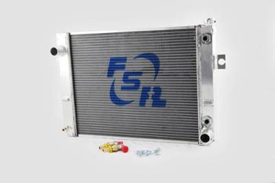 Cooling - Radiators  - FSR Radiator - FSR Radiator 26" wide X 19" Tall Single Pass 1 Row with Engine Cooler - FSR 2619SWE