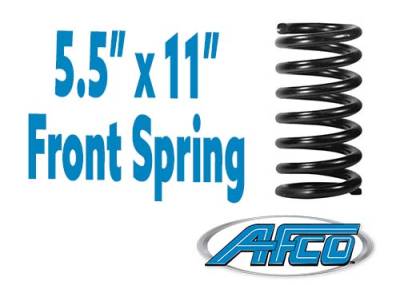 Shocks and Springs - AFCO Springs  - 5.5" x 11" Front Springs 