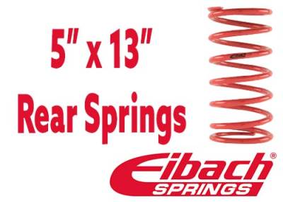 Shocks and Springs - Eibach Springs  - 5" x 13" Rear Spring
