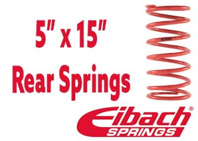 Shocks and Springs - Eibach Springs  - 5" x 15" Rear Spring