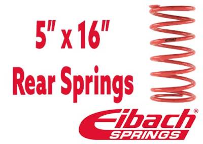 Shocks and Springs - Eibach Springs  - 5" x 16" Rear Spring