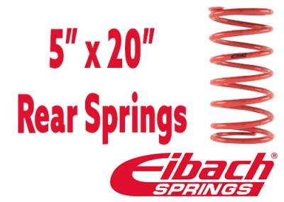 Shocks and Springs - Eibach Springs  - 5" x 20" Rear Spring