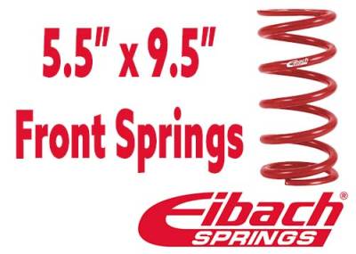 Shocks and Springs - Eibach Springs  - 5.5" x 9.5" Front Spring