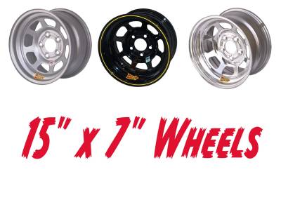 Dirt Track Racing  - Wheels and Tires - 15" x 7" Wheels