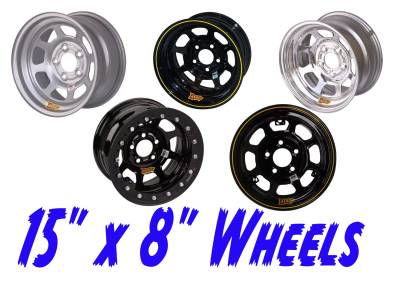 Dirt Track Racing  - Wheels and Tires - 15" x 8" Wheels