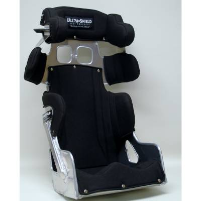 Ultra Shield Aluminum 15" 20 Degree Full Containment 2 Racing Seat / Black Cover