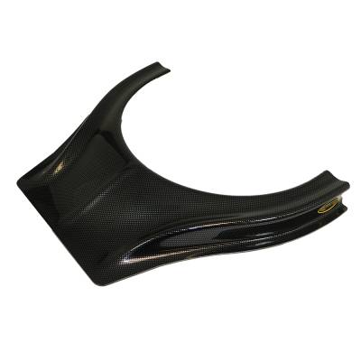 Dominator Race Products - Dominator Race Products DOM 501-CF Predator Hood Scoop  Carbon-Look  1-1/2 Inch - Image 1