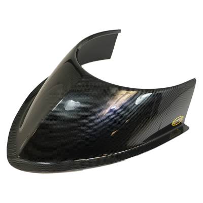 Body Components - MODIFIED - Hood Scoops  - Dominator Race Products - Dominator Race Products DOM 520-CF Champion Hood Scoop – 5.5 Curved Bottom