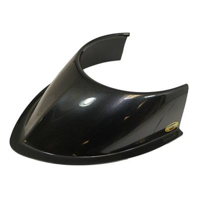 Dominator Race Products DOM 522-CF Champion Hood Scoop – 5.5" Flat Bottom