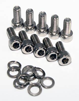 Assault Racing Products - Zinc Plated Differential Cover Allen Head 5/16"-16 Thread 3/4" Bolt Kit 10 Pack - Image 1