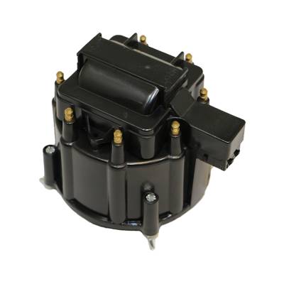 Ignition and Electrical - Caps and Rotors - Assault Racing Products - Chevy/GM HEI Black Distributor Cap Rotor Kit SBC 350 400 BBC 454 Chevy Ford Mopar ARC 1900002