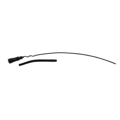 SBC Chevy Black EDP Engine Dipstick w/ Aluminum Handle '55-'79 - 283 327 350 400 - ARC