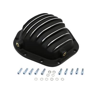 Assault Racing Products - Dana 60 D60 70 D70 Axle Black Cast Aluminum Front or Rear Differential Cover Kit - Image 1