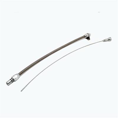 Transmission Pans, Dipsticks, and Gaskets  - Transmission Dipsticks - Assault Racing Products - Chevy 1950-73 GM Powerglide Flexible Transmission Dipstick Firewall Mount - ARC A5107