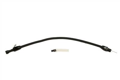 Chevy 1950-73 GM Powerglide Black Flexible Transmission Dipstick Firewall Mount - ARC A5107PBK