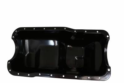 Assault Racing Products - 81-87 SBF Ford 351W E-F 100-150-250-350 Black Steel Oil Pan - Small Block 5.8L - ARC A8791 - Image 2