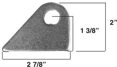 AA-380-B UPPER ARM MOUNT, 1/2" HOLE