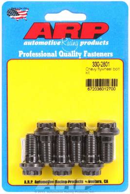 Transmission and Rearend Accessories - Flexplates and Dust Covers  - ARP - ARP Pro Series SBC Flywheel Bolts 330-2801
