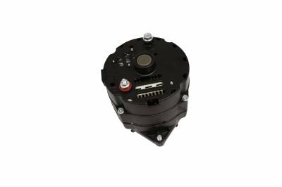 KMJ Performance Parts - GM Style Black 1 One or 3 Three Wire SBC BBC Chevy Pontiac Alternator 110 Amp - Image 2