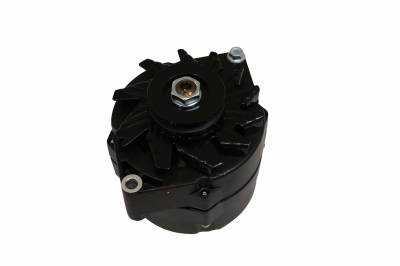 Ignition and Electrical - Alternators and Brackets  - KMJ Performance Parts - GM Style Black 1 One or 3 Three Wire SBC BBC Chevy Pontiac Alternator 110 Amp