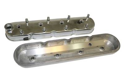 KMJ Performance Parts - Chevy LS1 LS6 Cast Aluminum Valve Covers w/ Coil Mounts LS2 LS7 LS3 Polished - Image 2