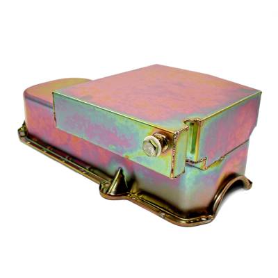 Assault Racing Products - SBC Small Block Chevy 2 Piece Rear Main Zinc Oil Pan 7qt Quart 350 383 ARC A7105Z - Image 2
