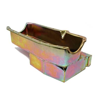 Assault Racing Products - SBC Small Block Chevy 2 Piece Rear Main Zinc Oil Pan 7qt Quart 350 383 ARC A7105Z - Image 3