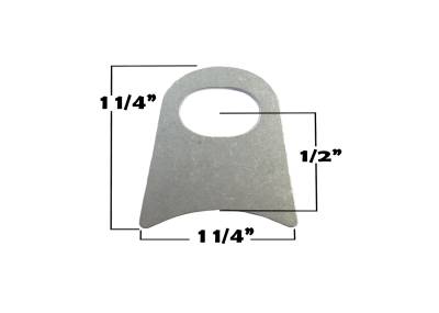 AA-600-A  SHORT WINDOW NET TAB, FITS 1 3/4? TUBING