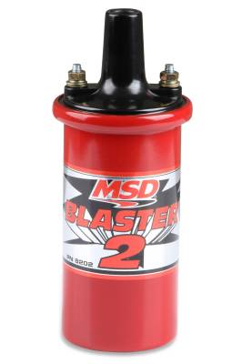 MSD - MSD 8202 Blaster 2 Canister 45kv Ignition Coil Chevy Ford Chrysler Oil Filled - Image 1